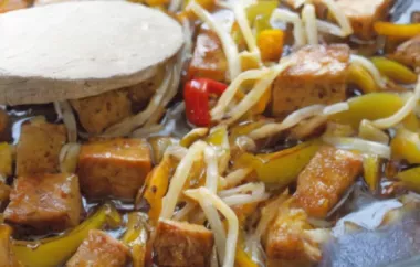 Scharfer Wok Tofu - Ein vegetarisches asiatisches Gericht voller Geschmack