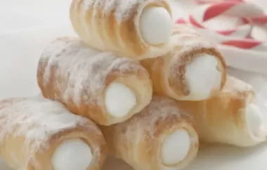 Schaumrolle mit Zuckerschneefüllung