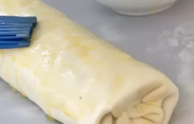 Schinken-Käse Strudel - ein köstliches Rezept