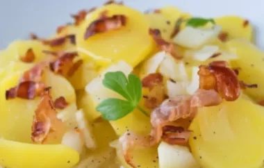 Schneller und köstlicher warmer Kartoffelsalat direkt aus dem Schnellkochtopf!