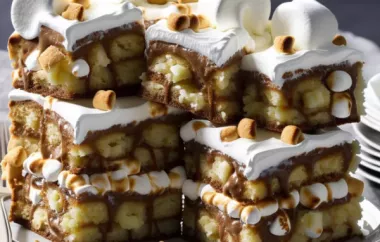 Schoko-Marshmallow-Kuchen - Ein himmlischer Genuss