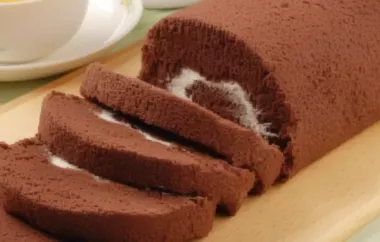 Schokolade Biskuitrolle - ein leckerer und einfacher Kuchen