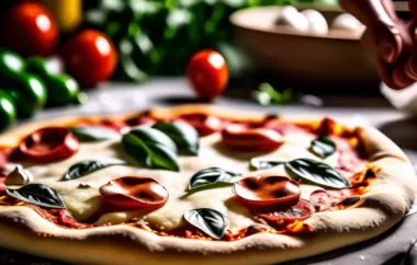Selbstgemachter Pizzateig - Das beste Rezept für knusprige Pizza