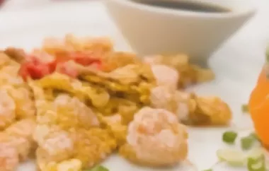 Shrimps-Omelett