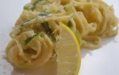Spaghetti in Zucchini-Zitronensauce