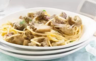 Spaghetti mit Artischockensauce