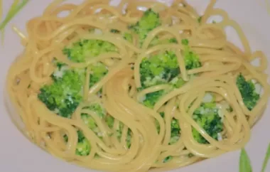 Spaghetti mit Brokkoli und Gorgonzolasauce