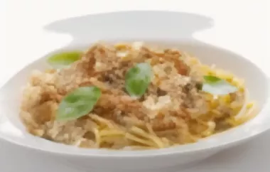 Spaghetti mit Hühnerfleisch