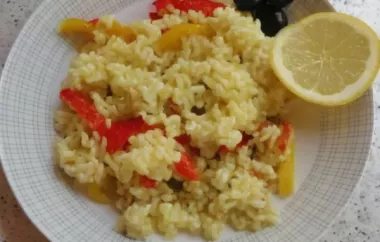 Spanischer Reis mit Hühnerfleisch und Gemüse