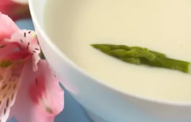 Spargelcremesuppe - köstliche Frühlingssuppe