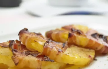 Speck-Ananas-Röllchen – Eine exotische Köstlichkeit