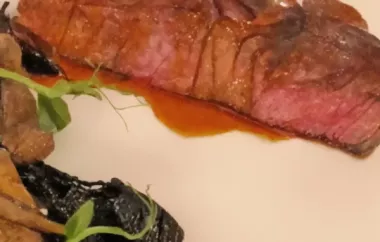 Steak in Rotwein