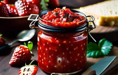 Süß und würzig: Erdbeer-Pfeffer-Chutney Rezept