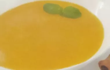 Süße Kürbissuppe