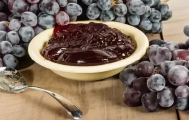 Süße Weintraubenmarmelade - einfach selbst gemacht