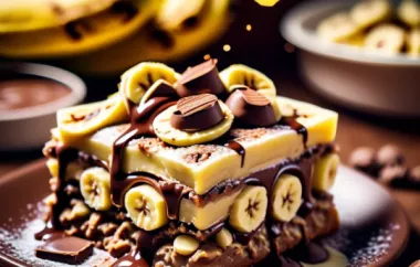 Süßer Genuss aus dem Ofen: Banana Nutella Auflauf