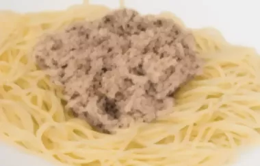 Thunfisch-Spaghetti