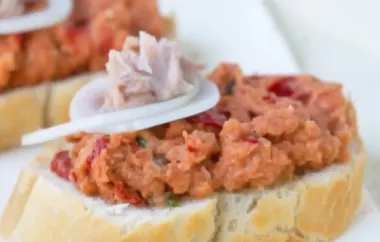 Thunfisch-Tomaten-Aufstrich: Ein leckerer Brotaufstrich für den Snack zwischendurch