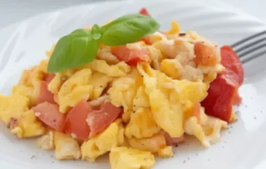 Tomaten-Eierspeise - ein einfaches und leckeres Gericht