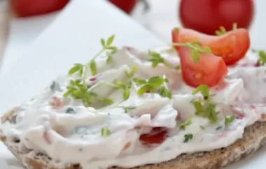 Tomaten-Kresse-Aufstrich - Frisch und lecker!