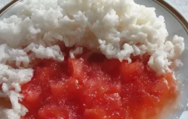 Tomatenbrei mit Reis