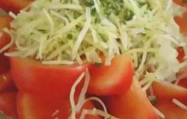 Tomatensalat mit Gouda