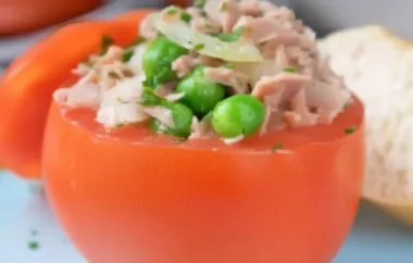 Tomatoes with Tuna Filling - a delicious and satisfying dish