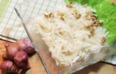 Topinambur-Kren-Salat - ein ungewöhnlicher Genuss
