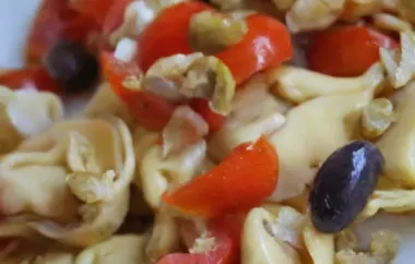 Tortellini-Salat mit Balsamico-Vinaigrette