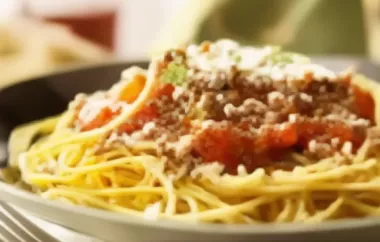 Traditionelle italienische Spaghetti Bolognese