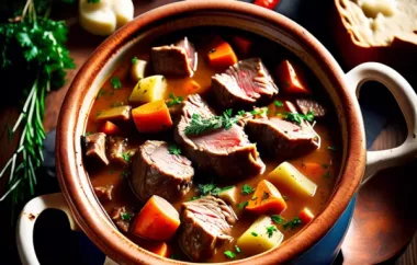Traditionelles irisches Lammragout - ein herzhaftes Gericht für kalte Tage