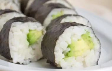 Veganes Sushi - Ein Klassiker neu interpretiert