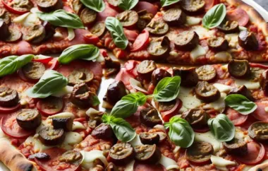 Vegetarische Pizza mit Rote-Rüben-Belag