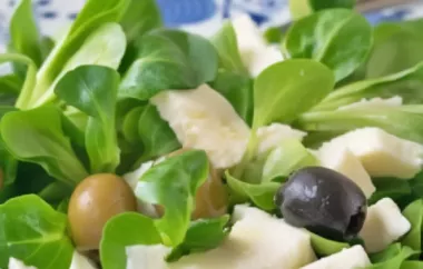 Vogerlsalat mit Mozzarella - Frischer Salat mit mediterranem Touch