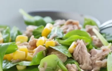 Vogerlsalat mit Thunfisch – leichter Salat mit frischem Geschmack