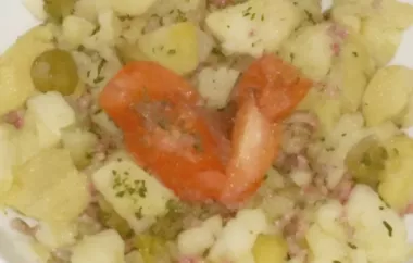 Warmer Kartoffelsalat mit Speck