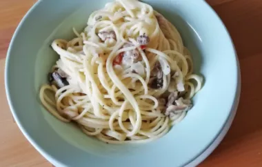 Würzige Spaghetti mit herzhafter Sardinensauce
