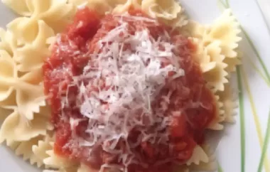 Würzige Tomatensauce für leckere Pasta-Gerichte