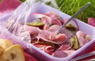 Wurstsalat mit Radieschen - Ein erfrischendes und einfaches Rezept