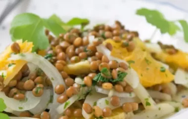 Wurzelpetersilien-Salat mit Linsen - Ein frischer und gesunder Salat