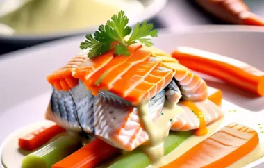 Zarter Fisch mit cremiger Selleriecreme und aromatischen Karotten - ein köstliches Gericht!