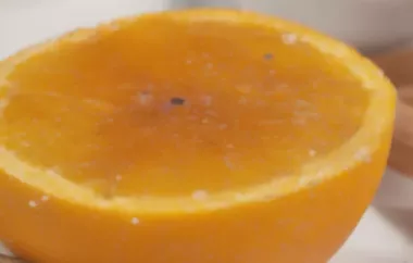 Zimt-Orangen - Ein köstliches und erfrischendes Dessert