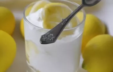 Zitronen-Joghurtcreme