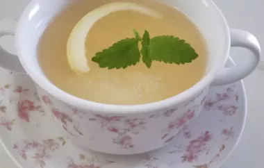Zitronensuppe - Frische Suppe mit einer erfrischenden Zitronennote
