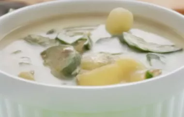 Zucchini-Kartoffelsuppe - Eine cremige Suppe mit frischen Zucchini und Kartoffeln
