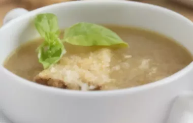 Zwiebelsuppe: Ein klassisches Rezept für kalte Tage