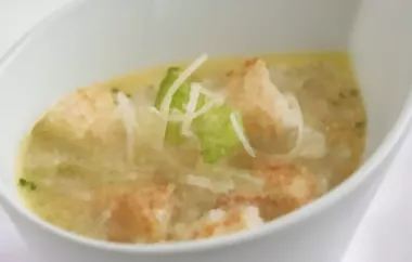 Zwiebelsuppe mit Käse - Rezept für eine herzhafte Suppe