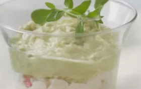 Avocado-Krabbenmousse-Gläschen