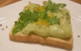 Avocado und Koriander Toast