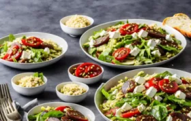 Brotsalat mit Gomberetti - Ein mediterranes Geschmackserlebnis